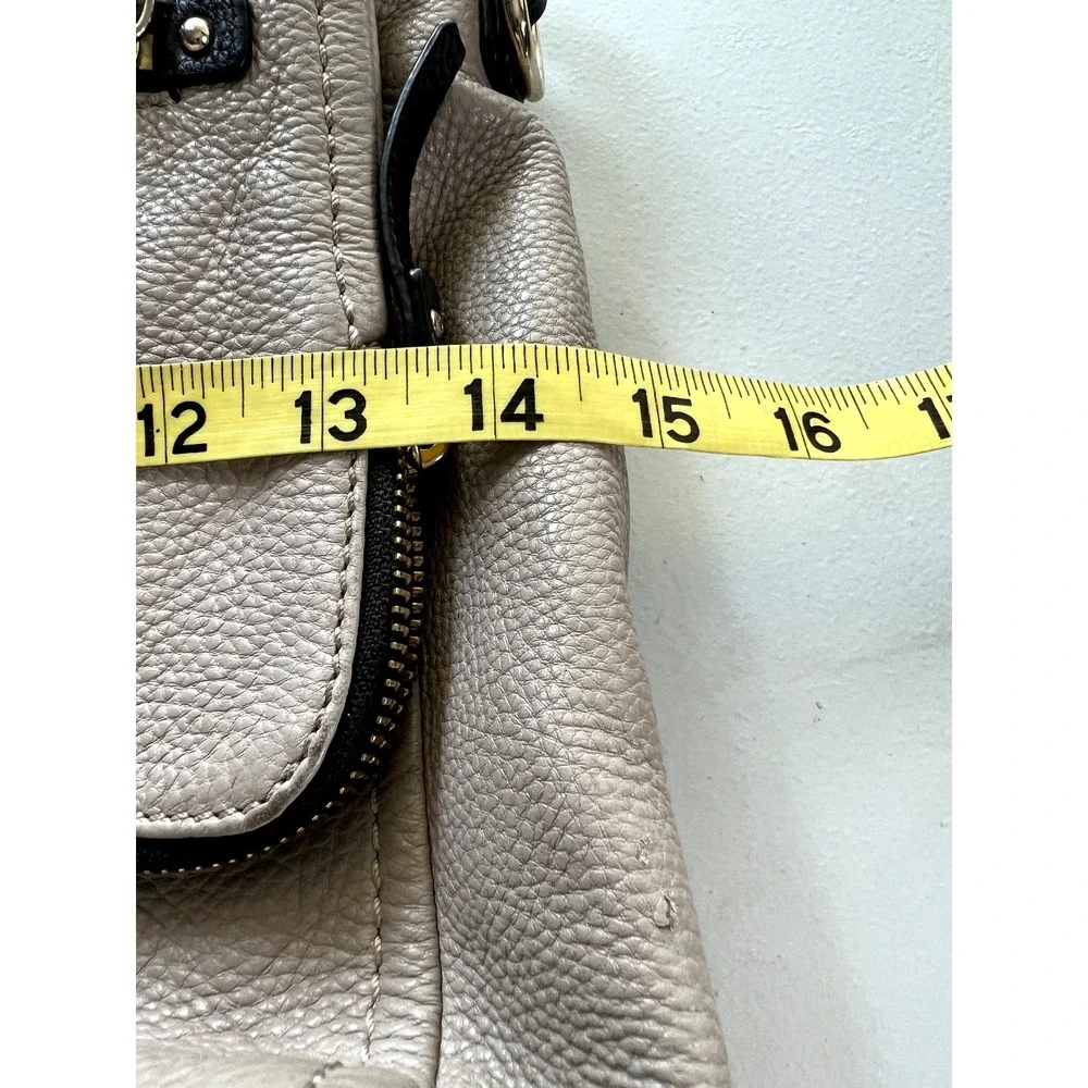 Kate Spade Womens Cobble Hill Toddy Handbag Satchel Purse‎ Taupe Leather